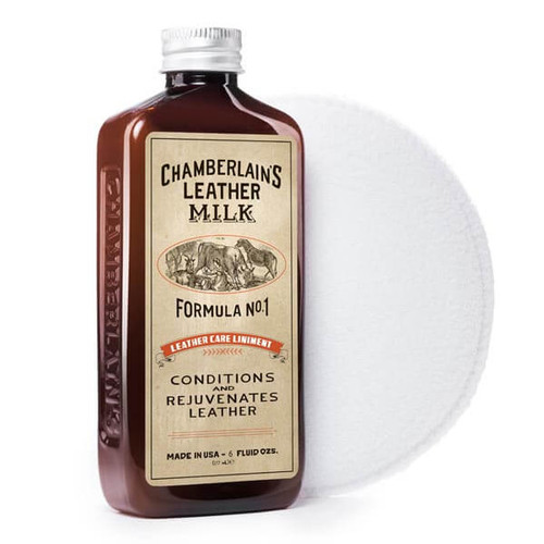 Leather Milk Auto Leather Conditioner and Cleaner with UV Protection - Auto Refreshener No. 4 - All Natural, Non-Toxic Protection for Car interiors.